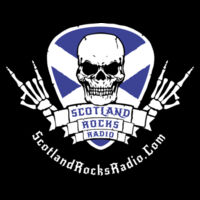 Scotland Rocks Radio - PC01 8cm Round Sew-On Patch Design