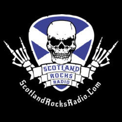 Scotland Rocks Radio - PC01 8cm Round Sew-On Patch Design