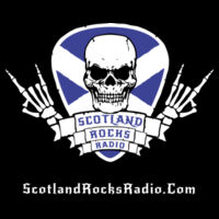 Scotland Rocks Radio - PS01 8cm Square Sew-On Patch Design