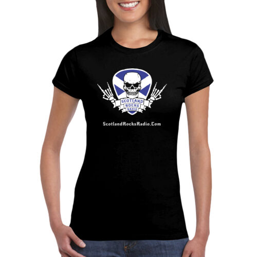 Scotland Rocks Radio - GD72 Softstyle® Ladies' T-Shirt Thumbnail