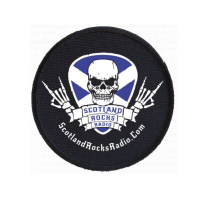 Scotland Rocks Radio - PC01 8cm Round Sew-On Patch Thumbnail