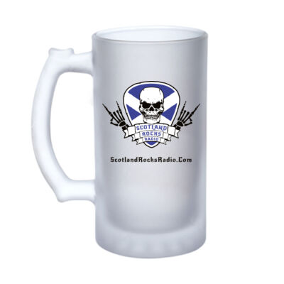 Scotland Rocks Radio - 16oz Frosted Glass Beer Stein Thumbnail